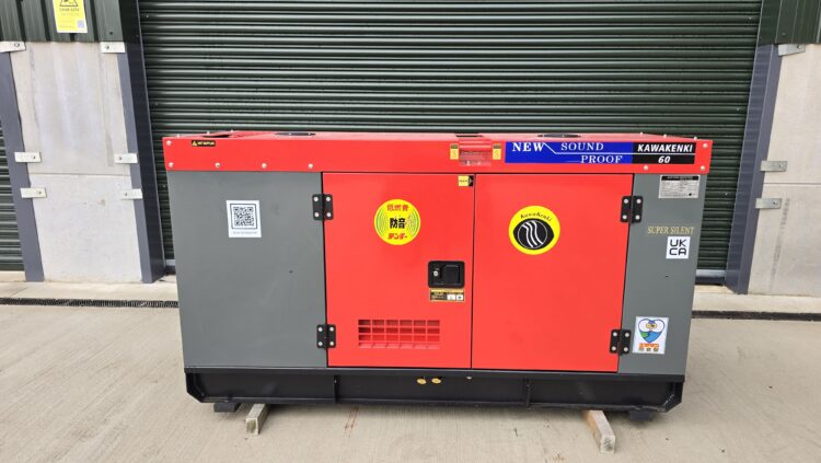KAWAKENKI 60 KVA 3 PHASE DIESEL GENERATOR FOR SALE UK